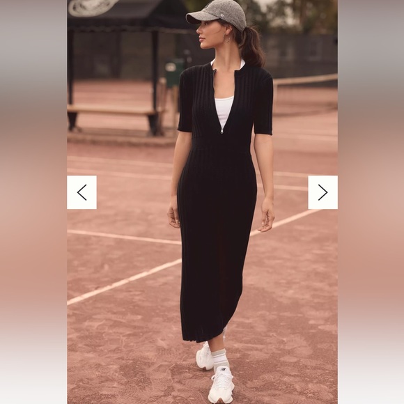 NWT Varley Malia Knit Midi Dress - Picture 3 of 8